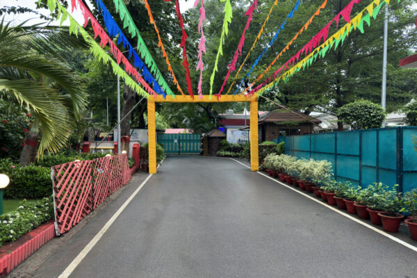 Chief Minister's residence decorated as a village on Hareli festival