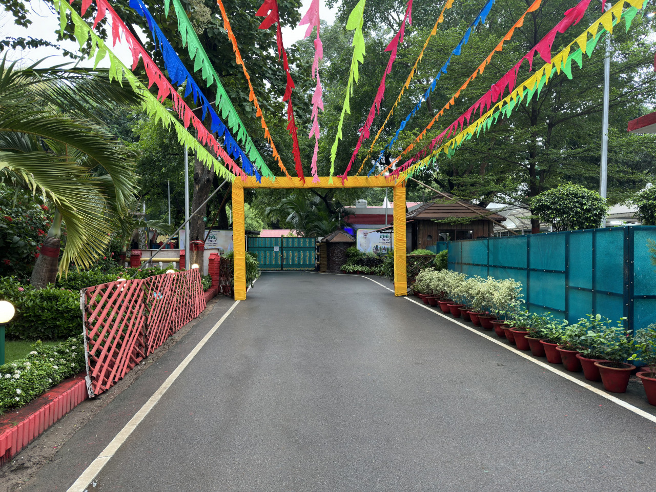 Chief Minister's residence decorated as a village on Hareli festival