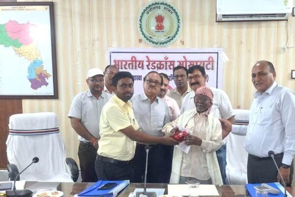 Red Cross Society honored Hiralal