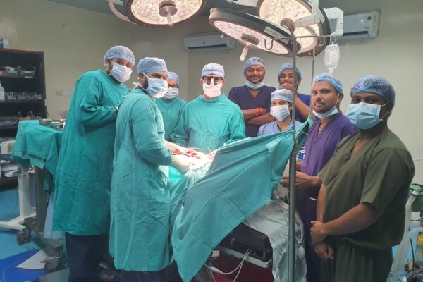 Successful surgery of a very rare mediastinal tumor located above the heart in the Heart, Chest and Vascular Surgery Department of Dr. Bhimrao Ambedkar Hospital