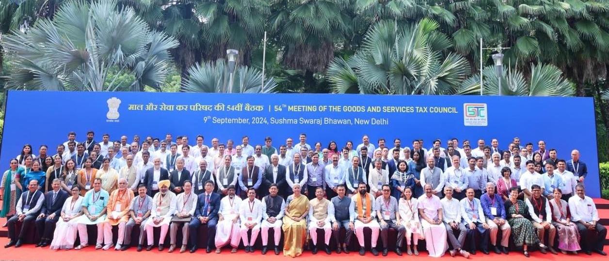 Chhattisgarh Finance Minister Shri OP Choudhary attended the 54th meeting of the GST Council