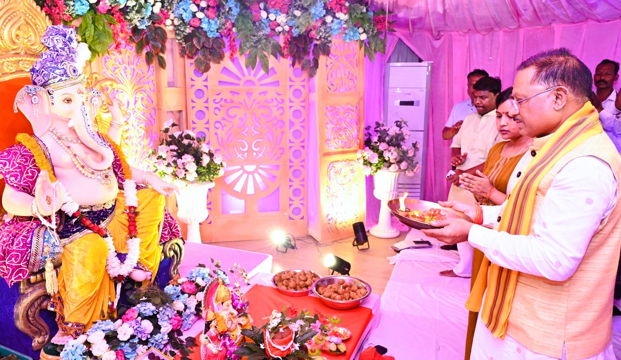 Ganesh Chaturthi 2024: Lord Ganesha enthroned in Chief Minister's residence