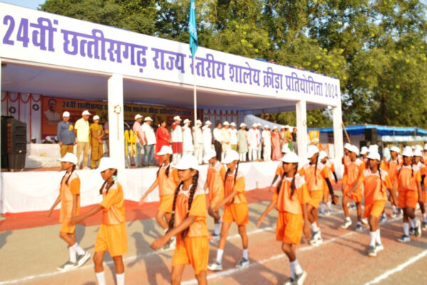 Cabinet Minister Lakhan Lal Devangan inaugurated the 24th State Level School Sports Competition