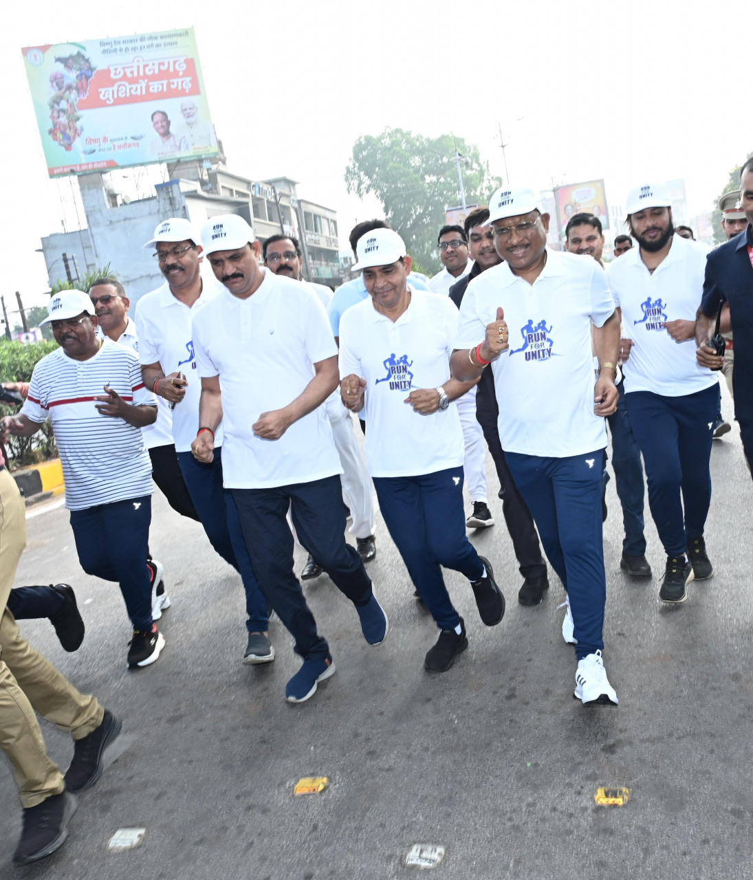 Chief Minister participated in Run for Unity organized on the occasion of National Unity Day