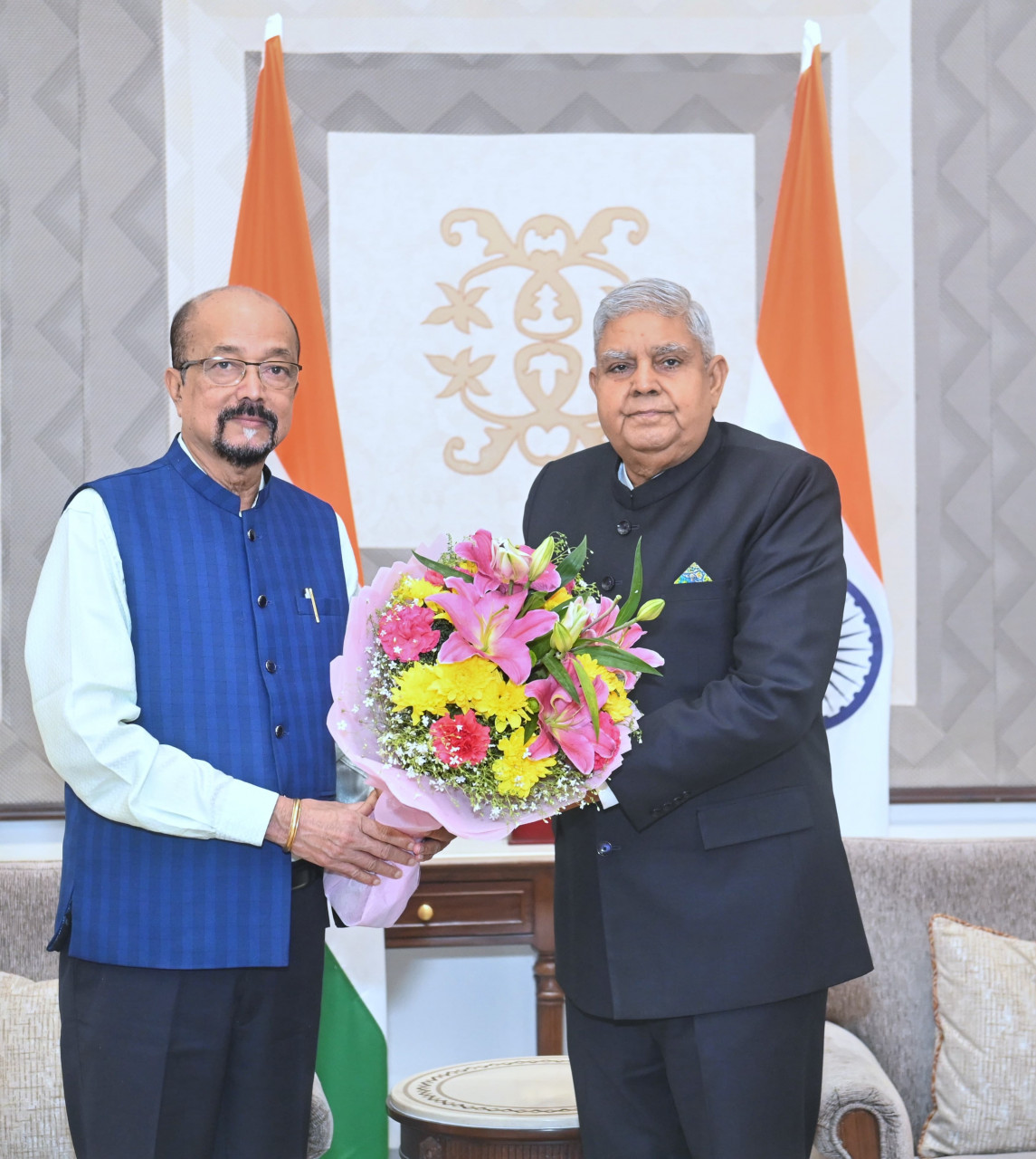 The Governor made a courtesy call on the Vice President